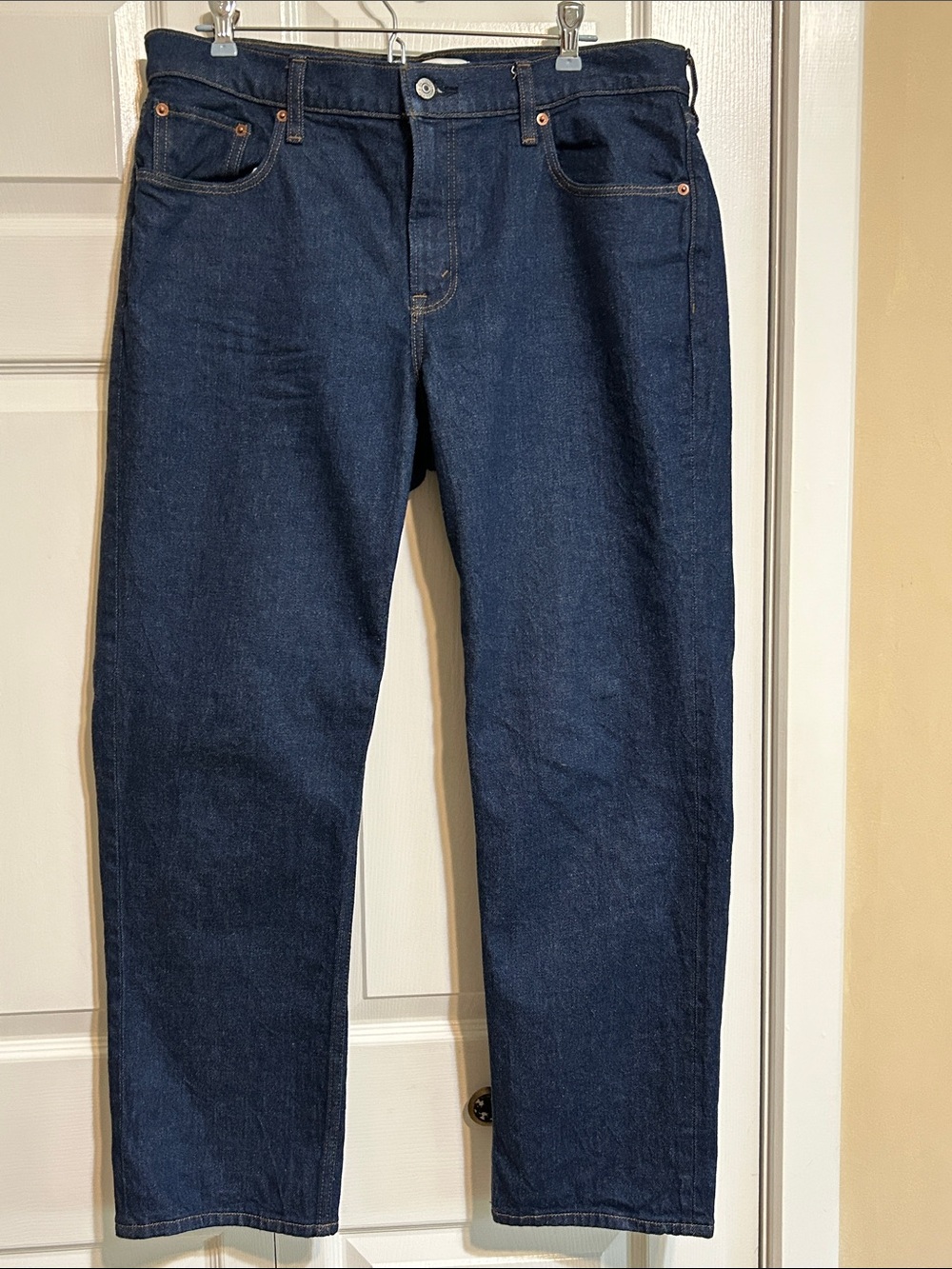 Abercrombie & Fitch women’s  Straight Jeans - Deep Indigo